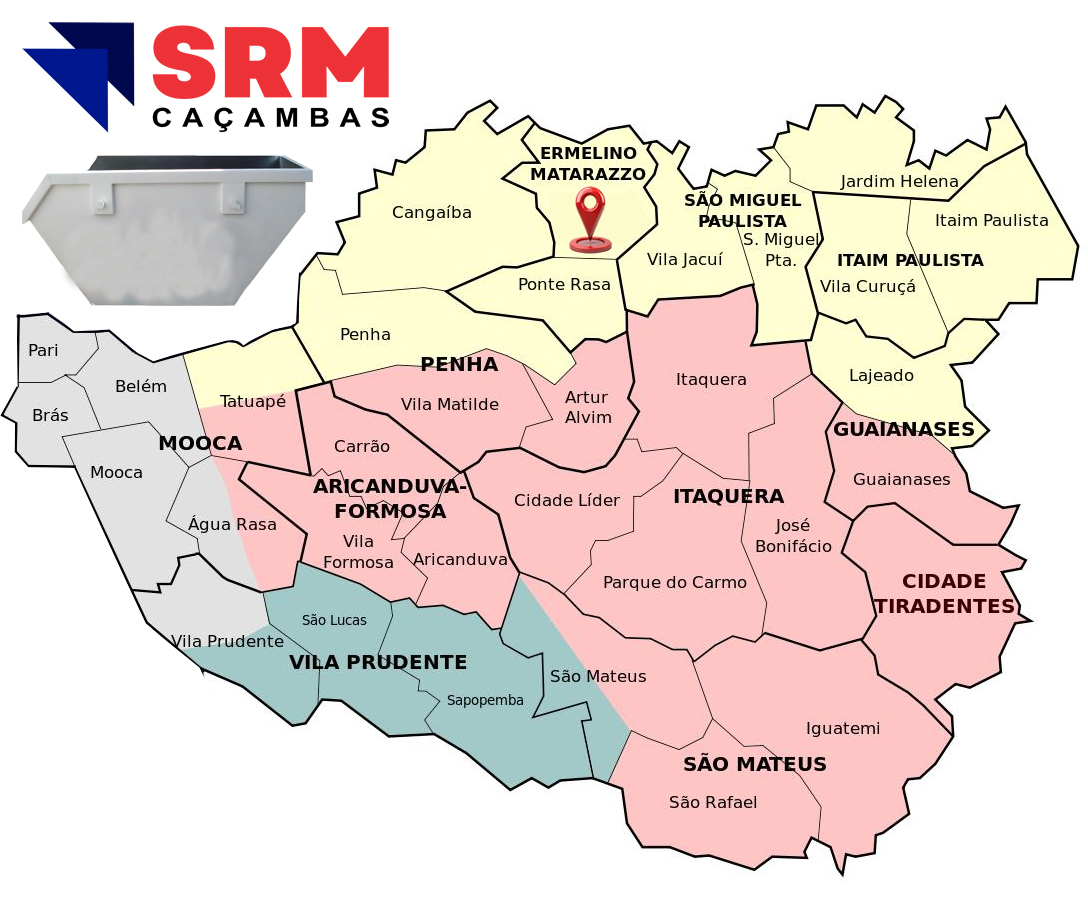 Caçamba no Ermelino Matarazzo