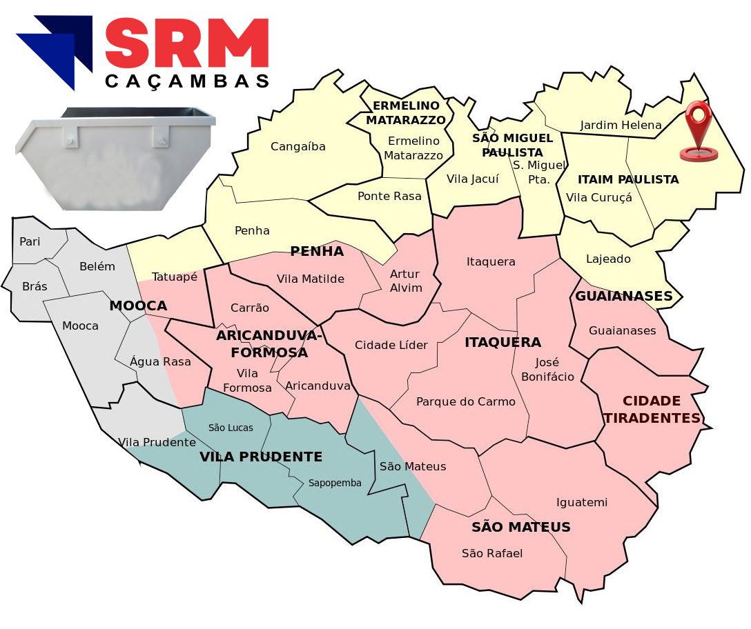 Caçamba no Itaim Paulista