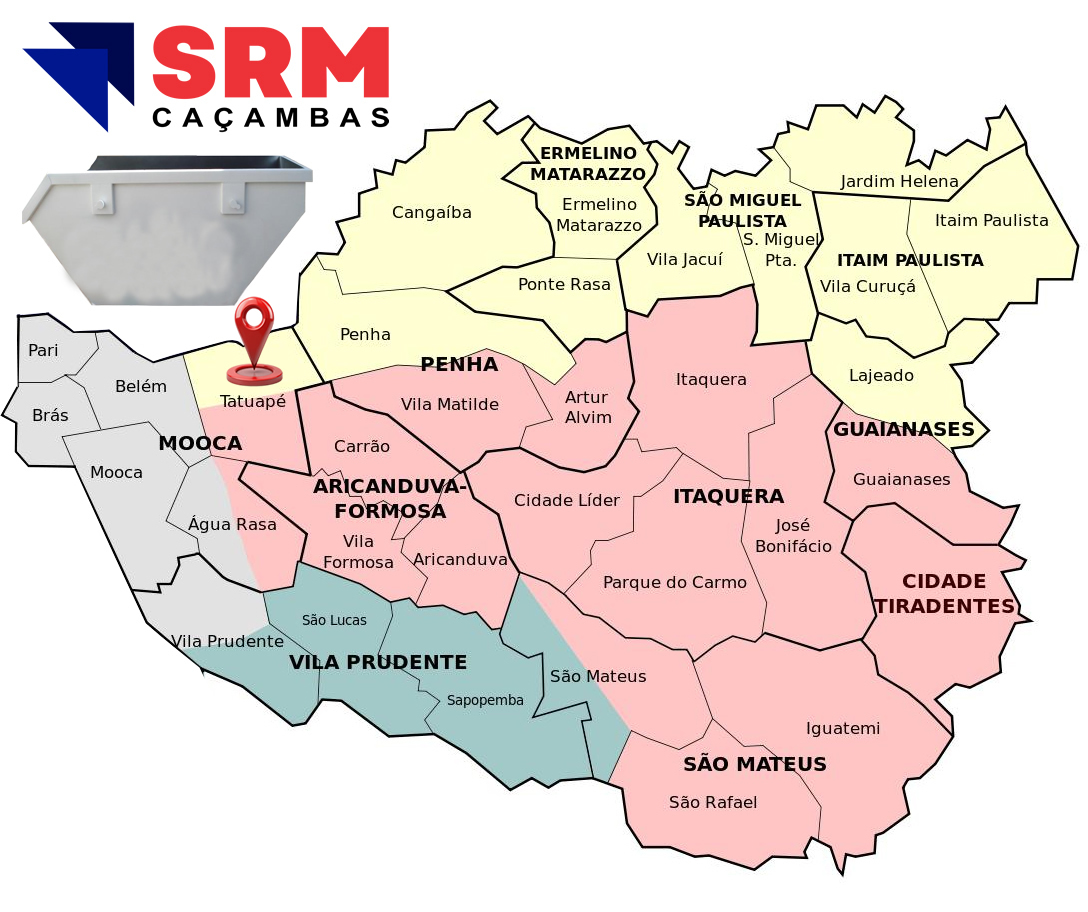 Caçamba no Tatuapé