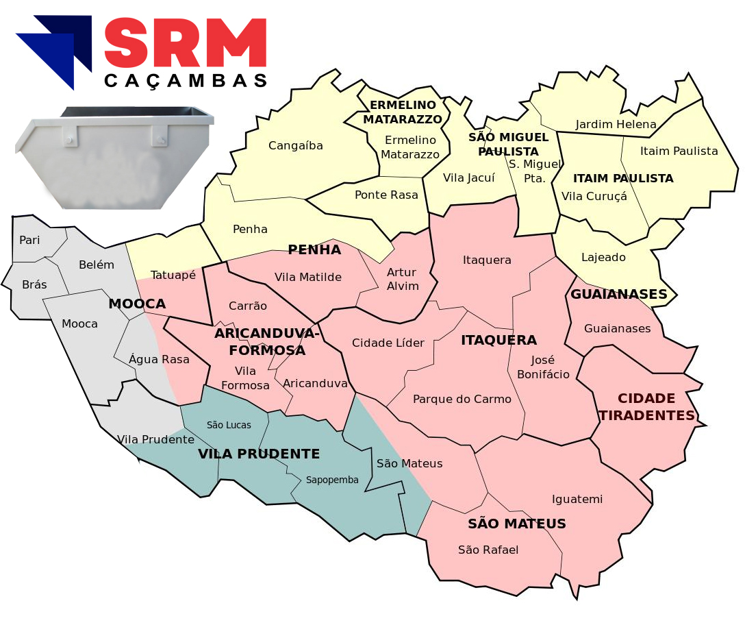 Alugar Caçamba na Zona Leste